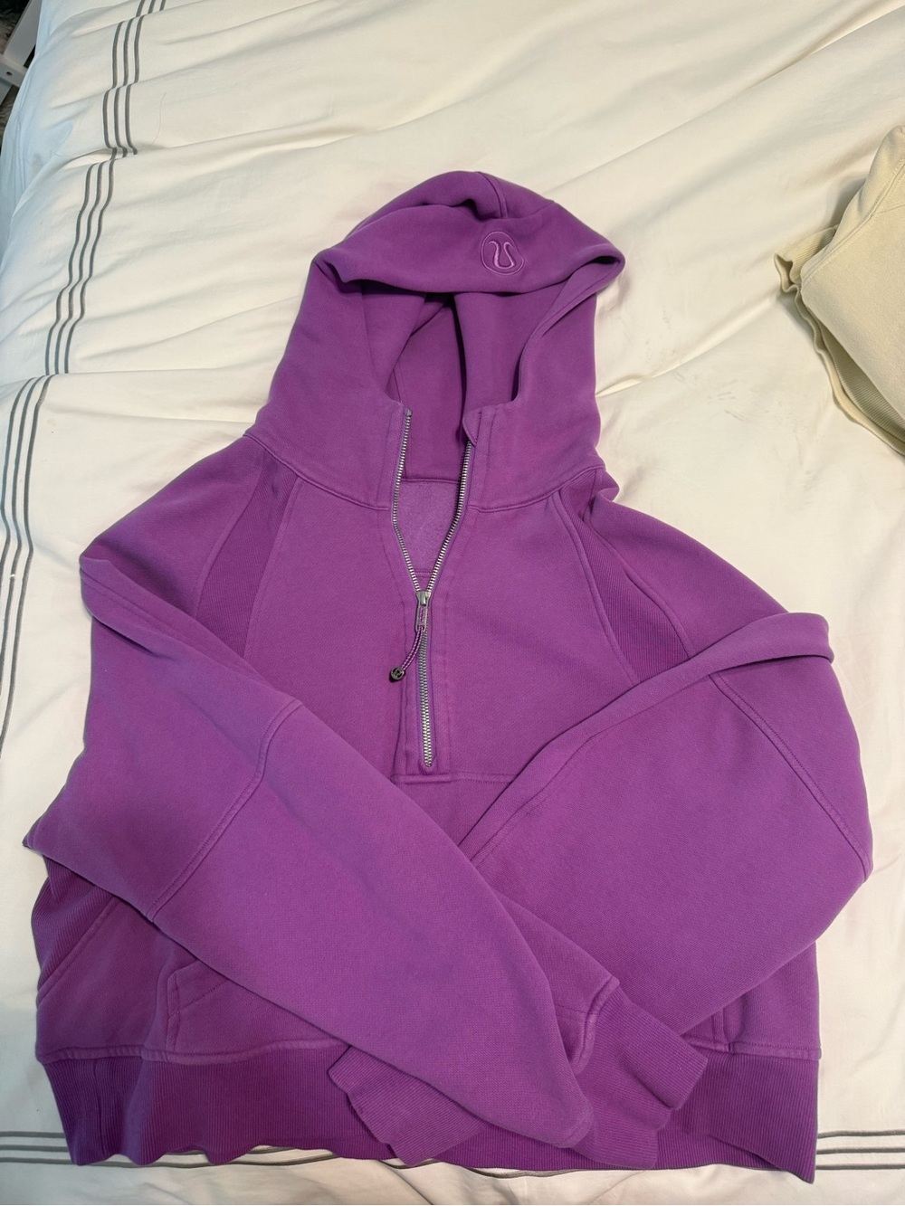 lululemon athletica Purple Half-Zip Hoodie